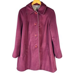 Vintage Purple Pea Coat